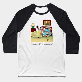 Funny Spectickles Snoring Humor Baseball T-Shirt